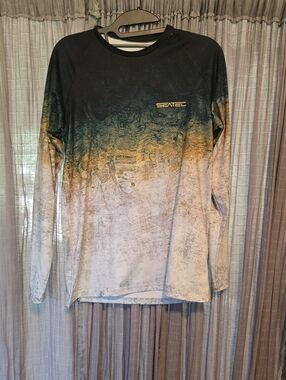 Men's Long Sleeve Gradient Performance Shirt - Blackfin Tuna